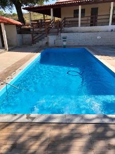 Piscina de fibra funda