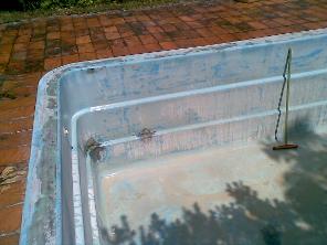 Reforma piscina de fibra